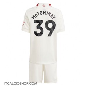 Manchester United Scott McTominay #39 Terza Maglia Bambino 2023-24 Manica Corta (+ Pantaloni corti)